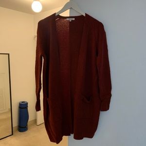 Madewell Dark Red Cardigan